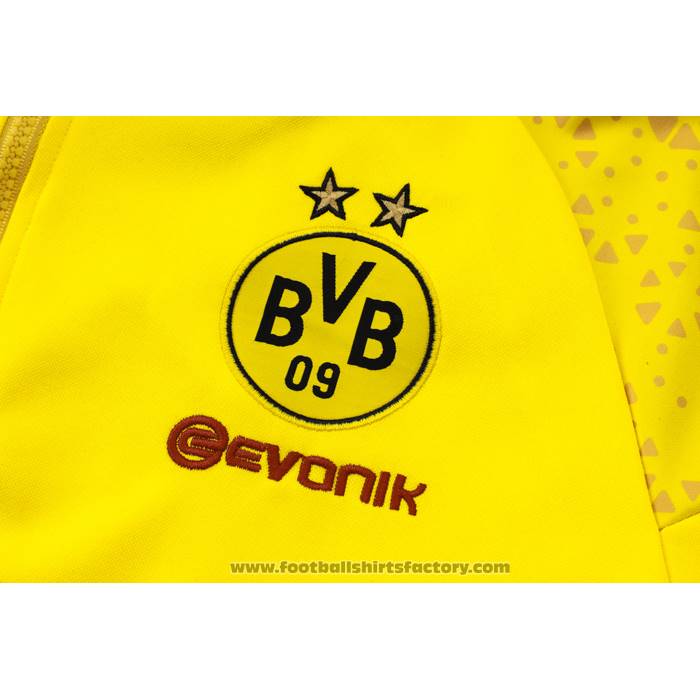 Sweatshirt Tracksuit Borussia Dortmund 2023-2024 Yellow and Black